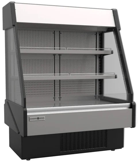 61'' Hydra Kool  Floor Model Open Cooler with Rear Doors & Shutter 19.8 Cu.Ft., KGL-RM-60-S