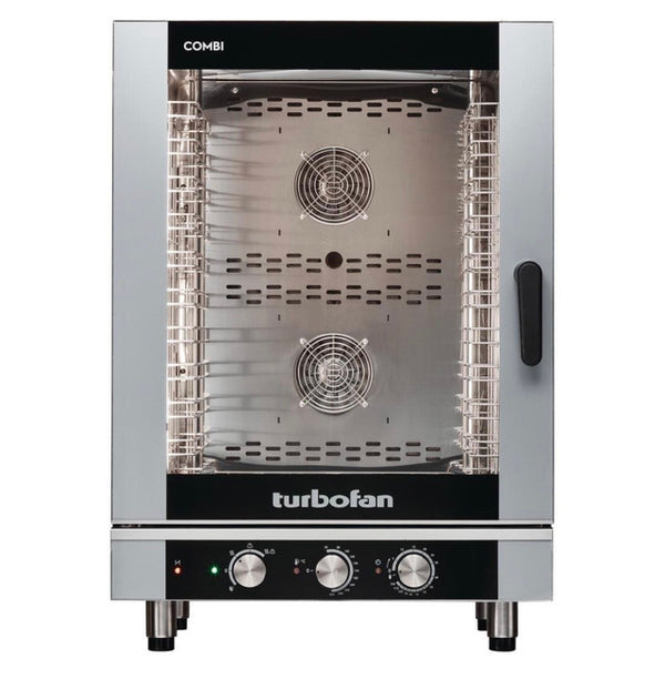 Turbofan Full Size 10 Tray Manual Electric Combi Oven EC40M10