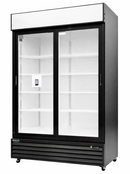 Kool-It 52" Double Sliding Glass Door Display Cooler 40.8 Cu. Ft. KSM-50