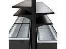 Alaska-Line 75'' Island Chest Freezer Supermarket Style Super Size 28 Cu.Ft. Capacity, HIT-600