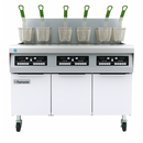 Frymaster Natural Gas 3 Unit High-Efficiency Floor Fryer System with Digital Controls 240,000 BTU CI027