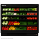 Alaska-Line 101'' Open Air Refrigerated Merchandiser with Curtain –  42.3 Cu.Ft. Capacity Remote or Self Contain HIT-22V