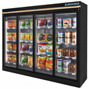 EuroCold Supermarket Cooler & Freezer, Remote or Self Contain - From 3 Door To 10 Door Options