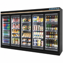EuroCold Supermarket Cooler & Freezer, Remote or Self Contain - From 3 Door To 10 Door Options
