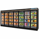 EuroCold 7 Glass Door Supermarket Freezer, Remote or Self Contain EUF-7