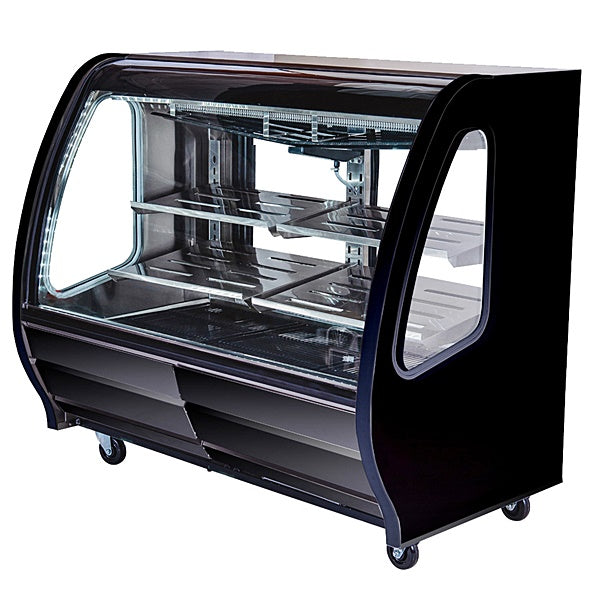 56" Pro-Kold Deli Case Black 21 Cu.Ft., DDC-60B