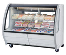 56" Pro-Kold Deli & Merchandise Display Case White 21 Cu.Ft. Capacity, DDC-60W