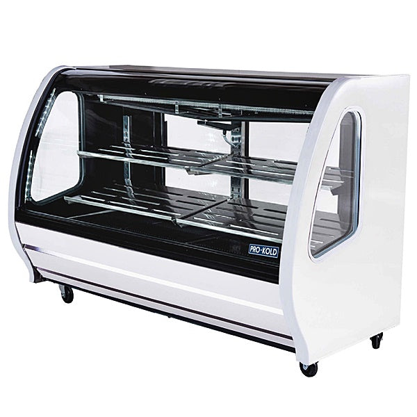 74'' Pro-Kold Deli Case White 28 Cu.Ft - DDC-80W