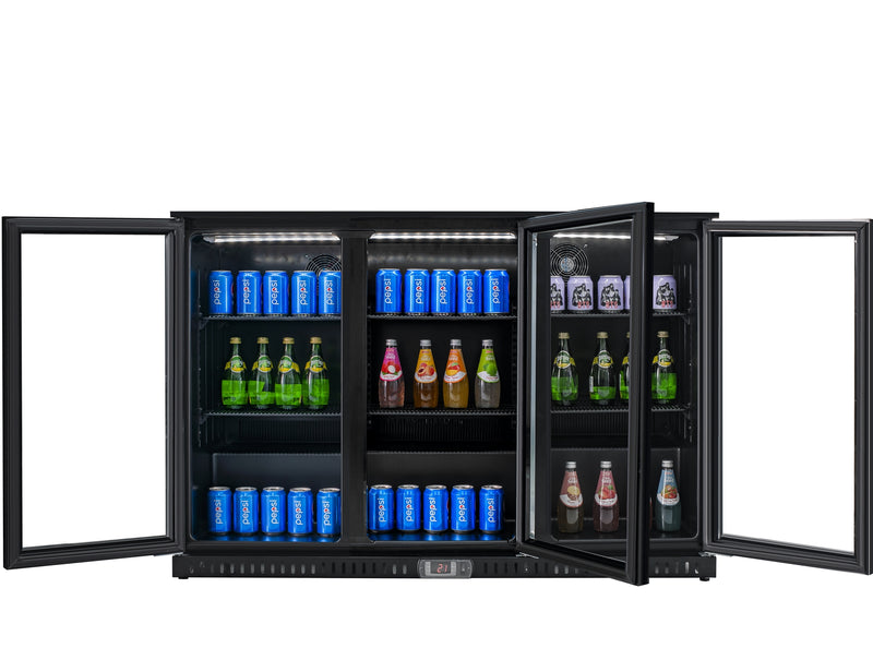 53'' Alaska-Line Back Bar Three Door Cooler Sliding Door HIT-24