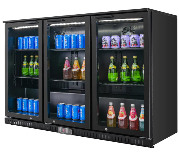 53'' Alaska-Line Back Bar Three Door Cooler Sliding Door HIT-24S