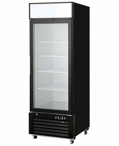 17'' EFI Single Glass Door Cooler Cu.Ft., C1-16.5GDX