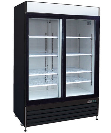 48''  EFI Dobule Glass Door Cooler 41.3 Cu.Ft., C2S-48GD