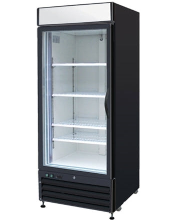27'' EFI 1 Door Glass Freezer Merchandiser 19.2 Cu.Ft., F1-27GDVC