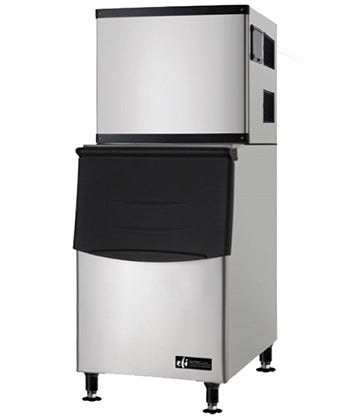 EFI Cube Ice Machine with Bin 350LBS, IM-350