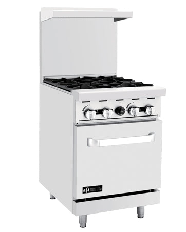 EFI 24″ Propane Range With 4 Open Burner RCTRS-4B-P