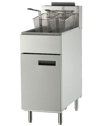 EFI Floor Liquid Propane Gas Fryer 40lbs Capacity, RCTFS-40P