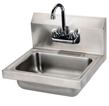 EFI 17″ x 15″ Wall Mounted Hand Sink With Faucet SIH817-F