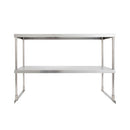EFI 18 Gauge Stainless Steel Double Overshelf Various Sizes