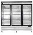 82″ EFI 3 Door Glass Reach In Freezer 69.4 Cu.Ft., F3-82GDSVC