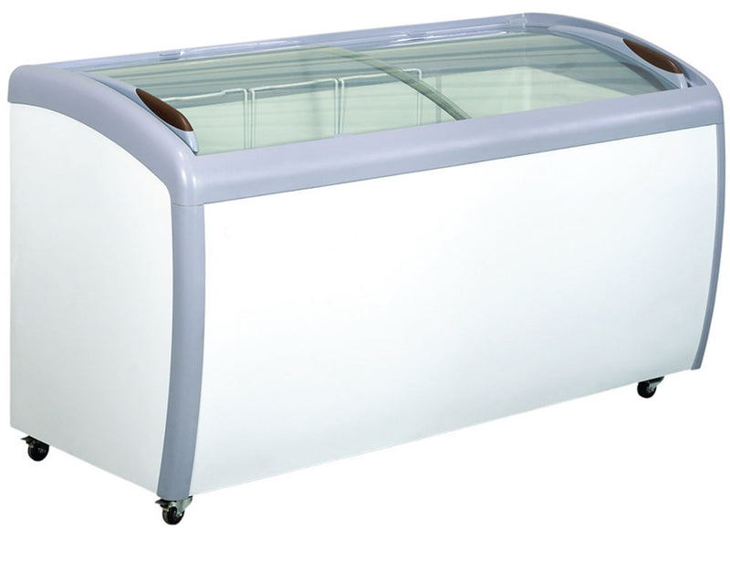 EFI 60″ Flat Glass Top Ice Cream Freezer 16.6 Cu.Ft., FCFG-60