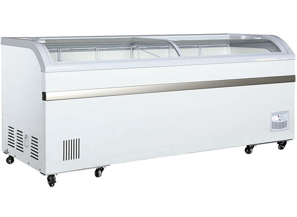 79″ EFI Curved Glass Top Ice Cream Freezer 24.7 Cu.Ft - FCCG-79