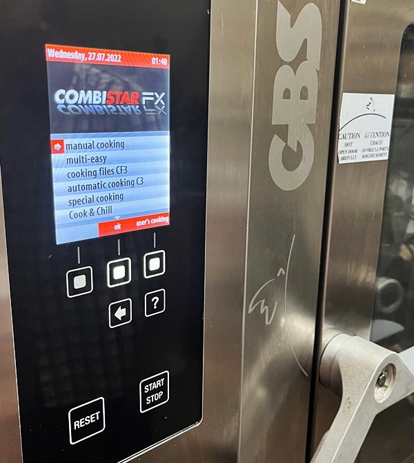 GBS Gas Combi Oven with Smoker Attachment Used FOR01669