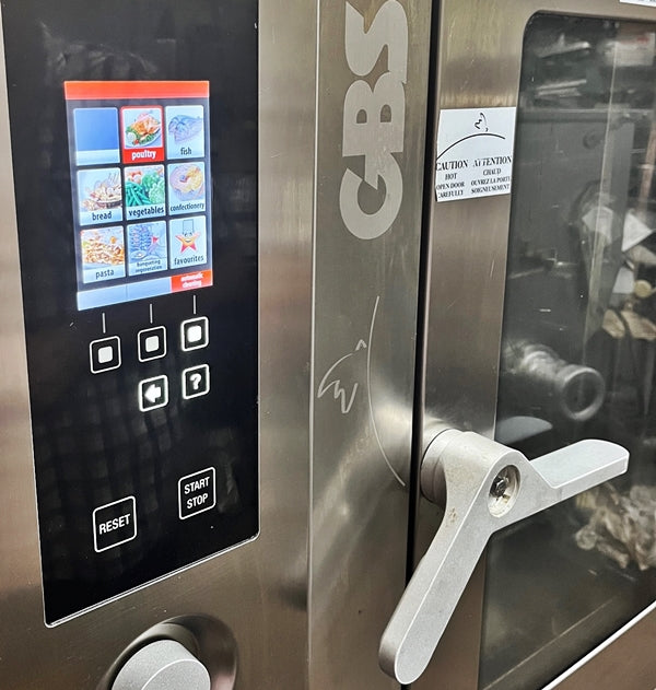 GBS Gas Combi Oven with Smoker Attachment Used FOR01669
