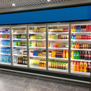 EuroCold 154" Five Glass Doors Cooler Remote GDCDR-90-5D
