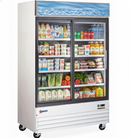 Omcan Aurora 54″ Glass Door Refrigerator, 2 Doors with 45 Cu.Ft.  59032
