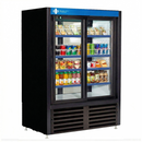 QBD 39.5" Double Glass Slide Door Cooler Pass Thru CD3360CPT-HC