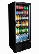 Habco ESM28HCTD-BLK 30" Wide 78" High 1 Swing Door Glass Refrigerator Merchandiser