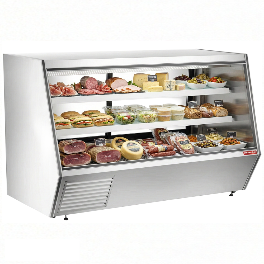 New Air 84″ Meat Deli Display Showcase NDDC-84-GC