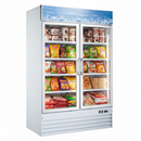 Omcan 53'' 2 Door Swing Glass Door Freezer with 45 Cu.Ft  50075