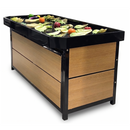 Plastic Tray End Cap Vegetable Rack HD-VRDE-08