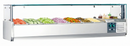 60" CHEF Refrigerated Countertop Topping Rail VRXH-1500/380