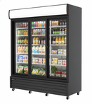 EFI 68" Triple Sliding Glass Door Display Cooler - 46 Cu. Ft. C3S-68GD