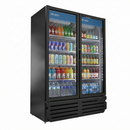 55'' Pro-Kold Double Glass Door Merchandise Cooler 41.6 Cu.Ft., VC-49