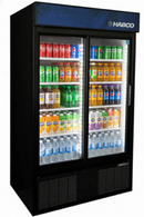 Habco ESM42HC 47" Wide 78" High 2 Sliding Door Glass Refrigerator Merchandiser