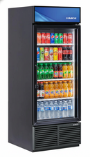 Habco ESM28HC 30" Wide 78" High 1 Swing Door Glass Refrigerator Merchandiser