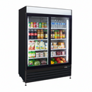 55'' EFI  2 Swing Glass Door Cooler 43.5 Cu.Ft. C2-54GDVC