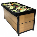 Plastic Tray End Cap Vegetable Rack HD-VRDE-08