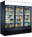 EFI 78" Triple Glass Door Display Cooler - 53 Cu. Ft. C3-78GDVCX