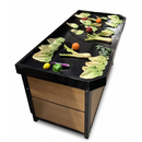 Plastic Tray End Cap Vegetable Rack HD-VRDE-08