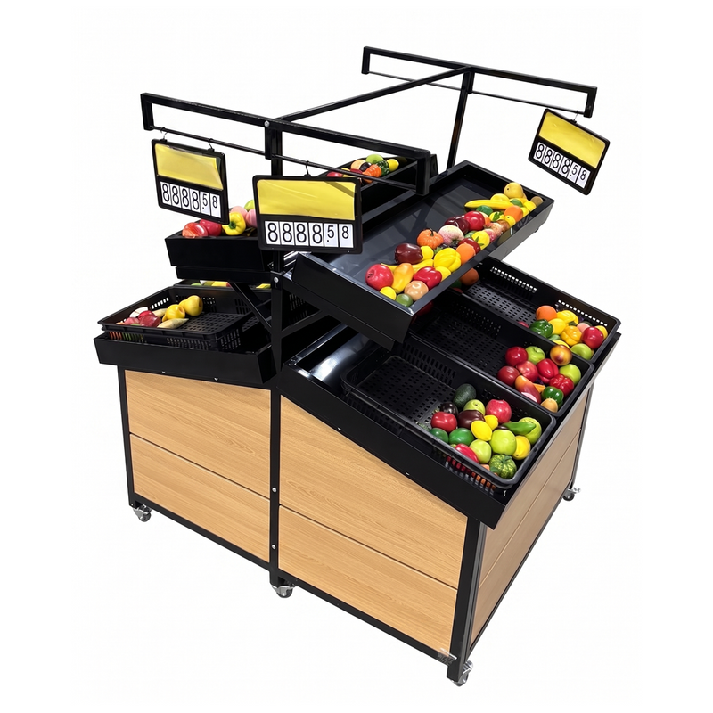 Vegetable Rack Phoenix Plastic Tray Vegetable Rack Double Side HD-VRDM-08