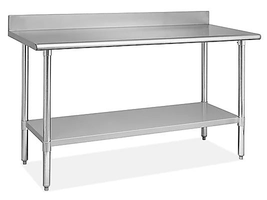 All Stainless Steel SR Model Worktables