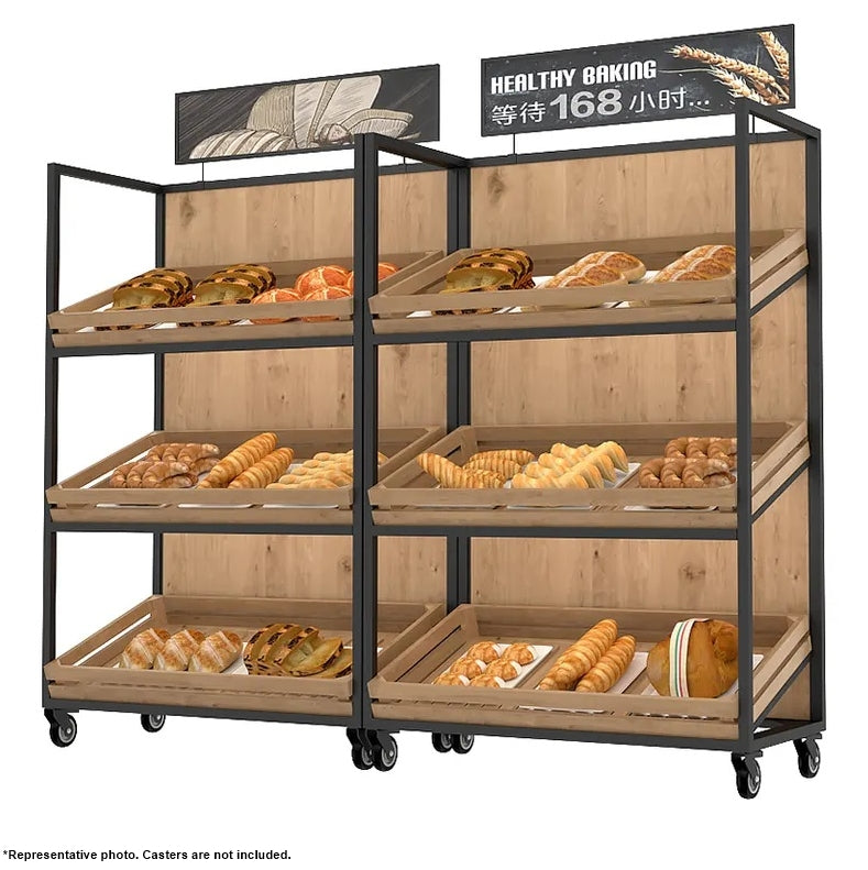 48'' Single Side Wood Bread Rack HBR-3090