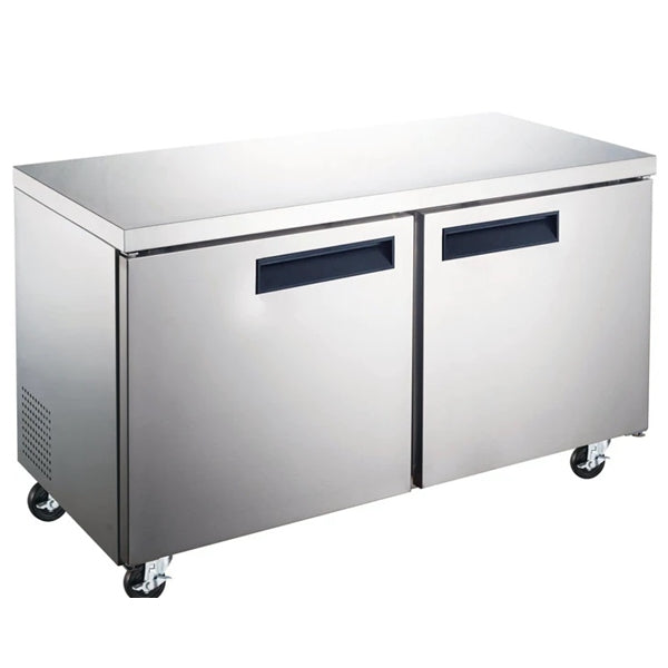 60'' CHEF Double Door Undercounter Freezer TUC-60F