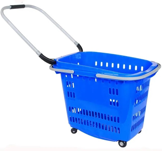 Rolling Basket with 3 Wheels & Handle HBR-3017