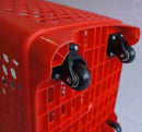 Rolling Shopping Basket with 4 Wheels & Handle YD-052
