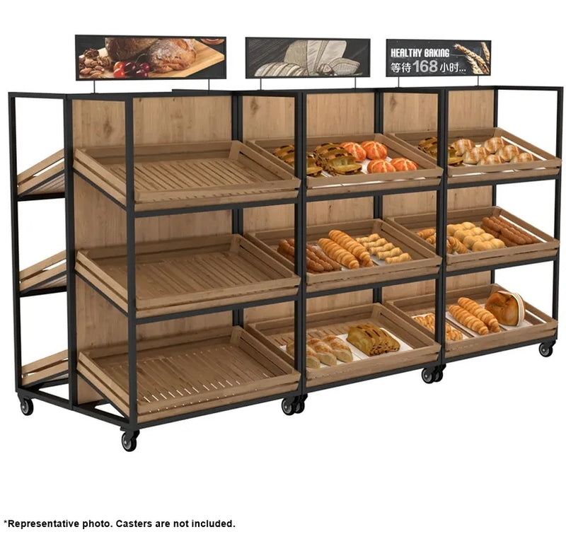 48'' Single Side Wood Bread Rack HBR-3090